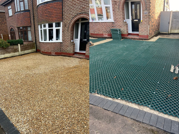 New Gravel Driveway Installed By Cheshire Landscapes