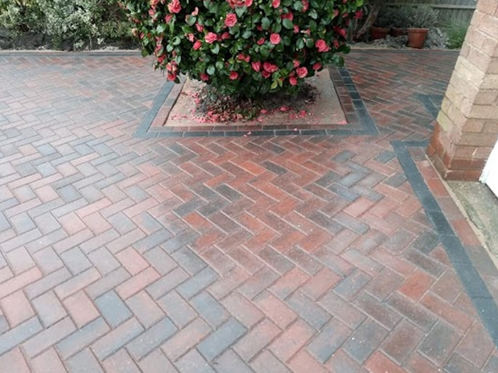 block paving driveway